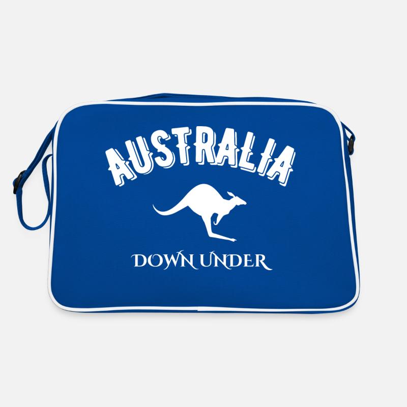 australia down under Retro Bag