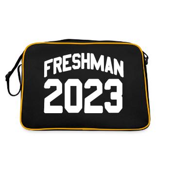 FRESHMAN 2023 Awesome School Life Freshman Designs - Retro Bag - black/gold - Back