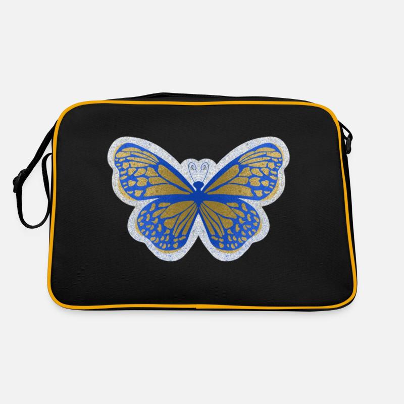 Schmetterling Retro Tasche