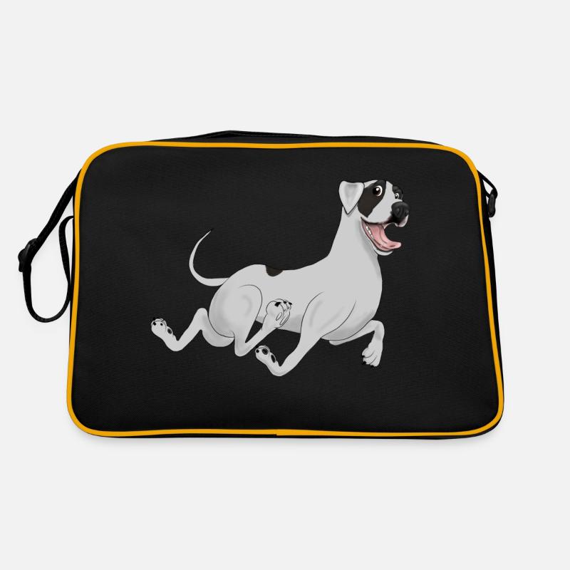 Run for fun - Retro Tasche - Schwarz/Gold