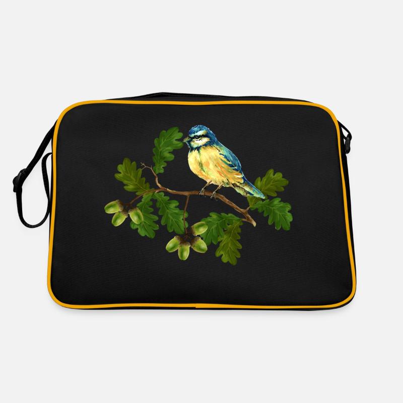 Bunter Vogel Retro Tasche
