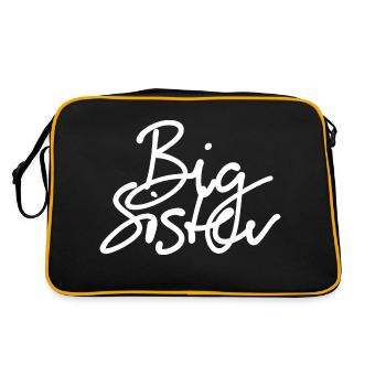 GRANDE SŒUR MANUSCRITE - Sac Retro - noir/or - Dos