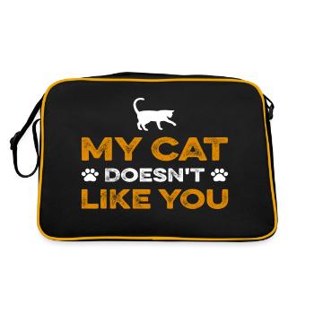 Mon chat ne t’aime pas - Sac Retro - noir/or - Dos