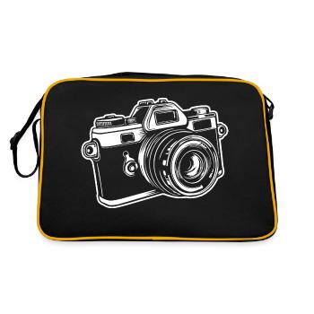 Photographe Photographie Caméra de photographie - Sac Retro - noir/or - Dos