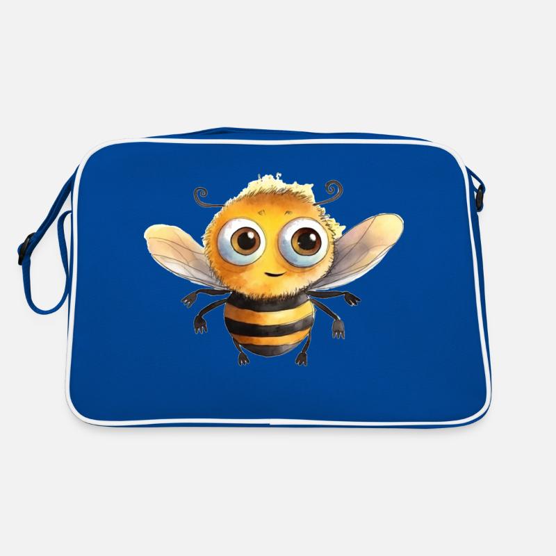 Dessin à l’aquarelle de Bumblebee Sac Retro