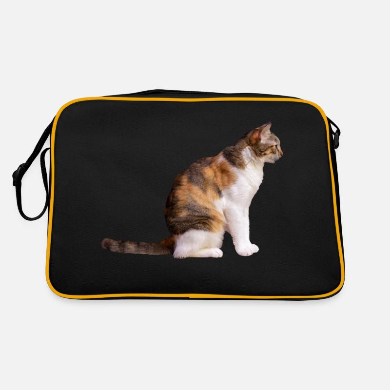 Die Katze Retro Tasche