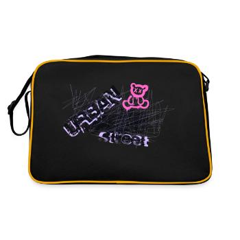 Old school - Retro Bag - black/gold - Back