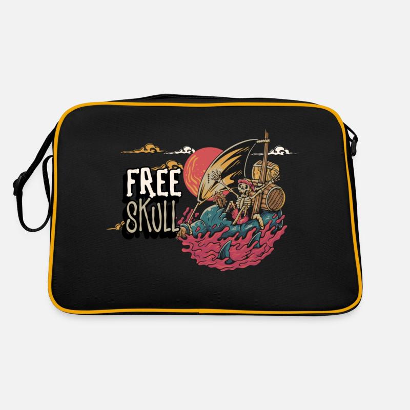 Crâne libre Sac Retro