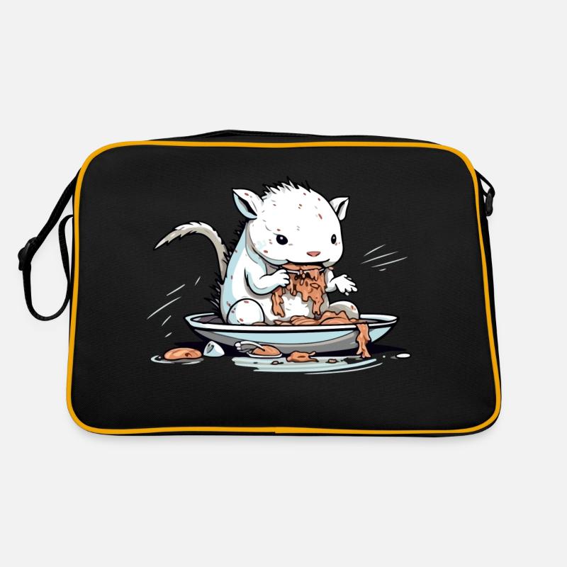 Axolotl-Nudelfresser Retro Tasche
