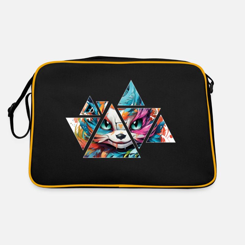 drache chibi Retro Tasche
