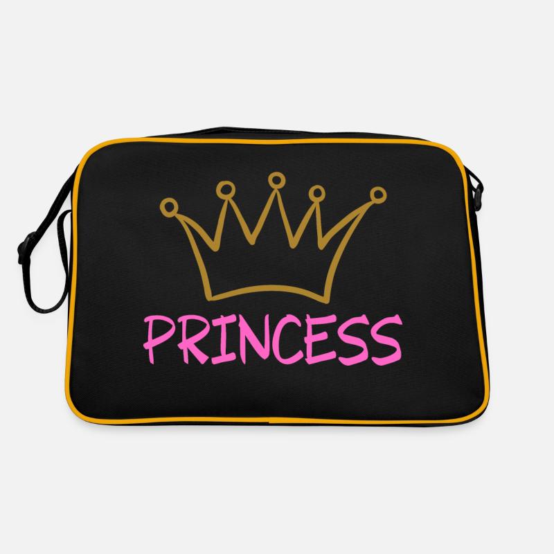 PRINCESS 2 - Retro Tasche - Schwarz/Gold