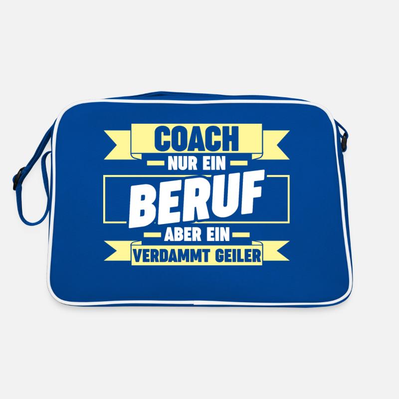 Mannschaft Trainer Und Coach Retro Tasche