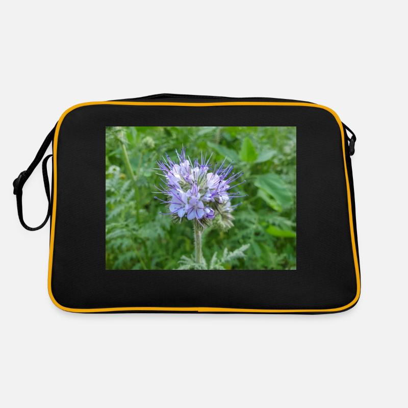 lacy phacelia also blue tansy also fiddleneck Retro Bag