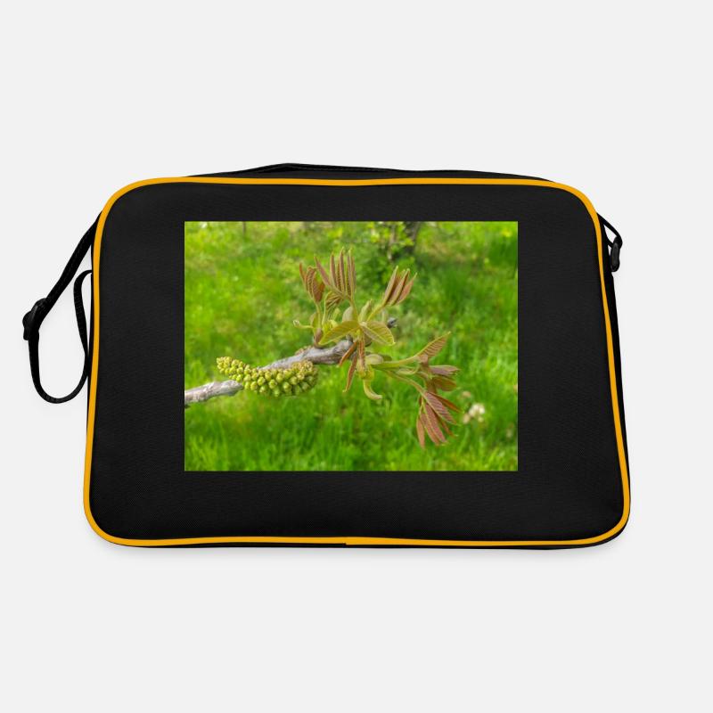 Persian walnut also common walnut Juglans regia Retro Bag
