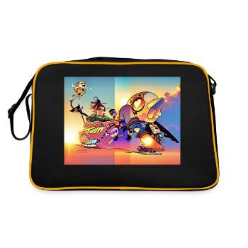 Chill - Retro Bag - black/gold - Back