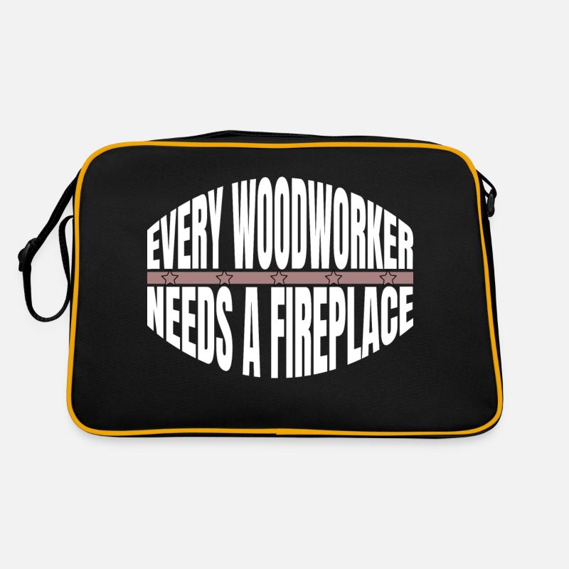 carpentry woodworker best carpenter Retro Tasche