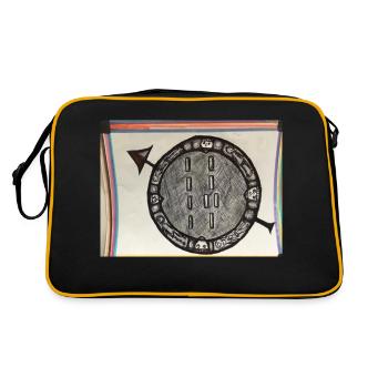 IMG 0882 - Retro Bag - black/gold - Back