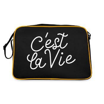 C'est la vie - Sac Retro - noir/or - Dos