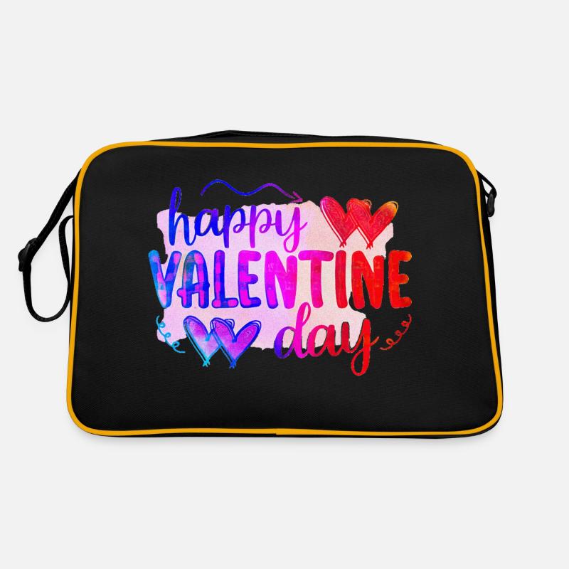 Aimez-moi la Saint-Valentin Joyeux Valentin Saint-Valentin Sac Retro