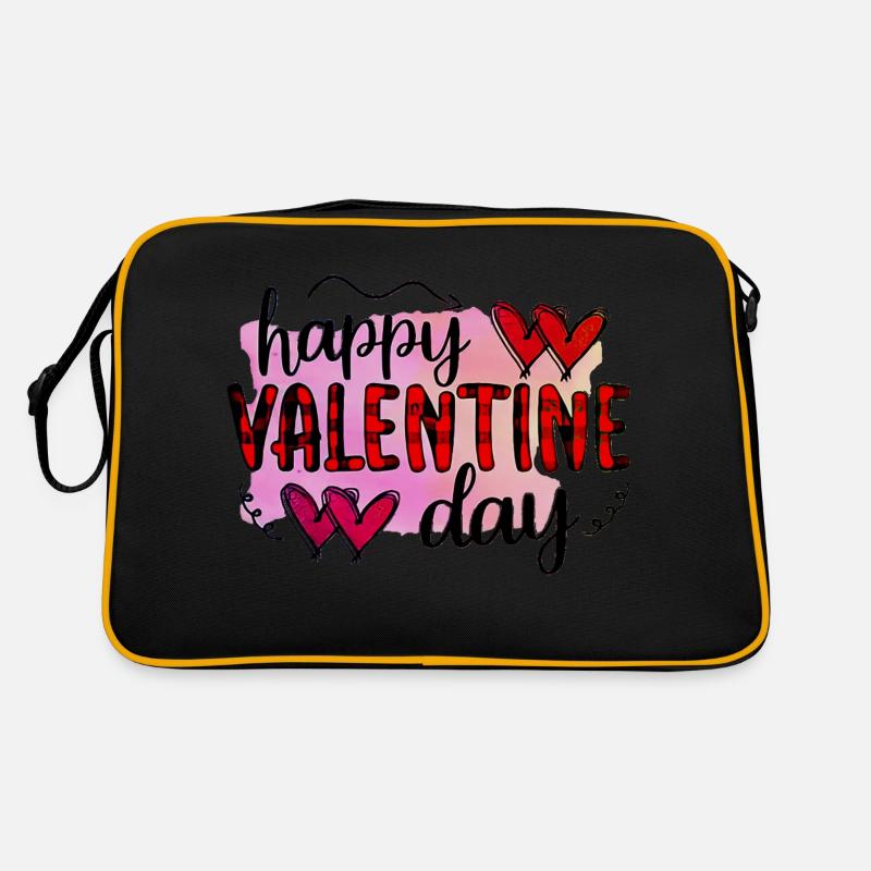 Aimez-moi la Saint-Valentin Joyeux Valentin Saint-Valentin Sac Retro