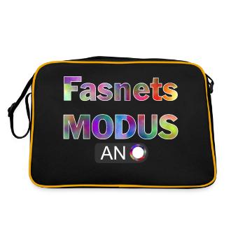 Fasnetsmodus - Retro Bag - black/gold - Back