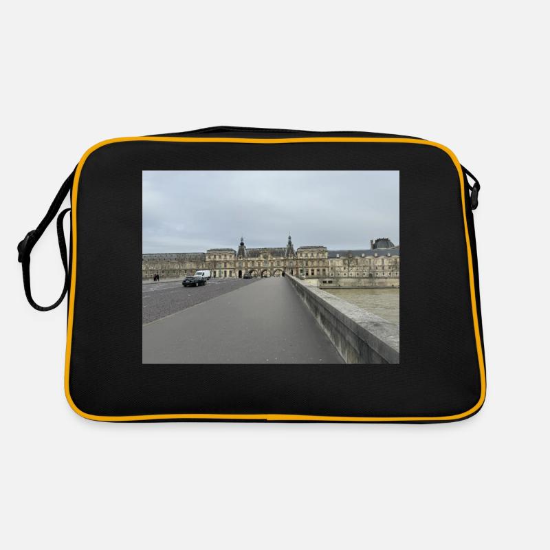 IMG 0513 - Retro Tasche - Schwarz/Gold