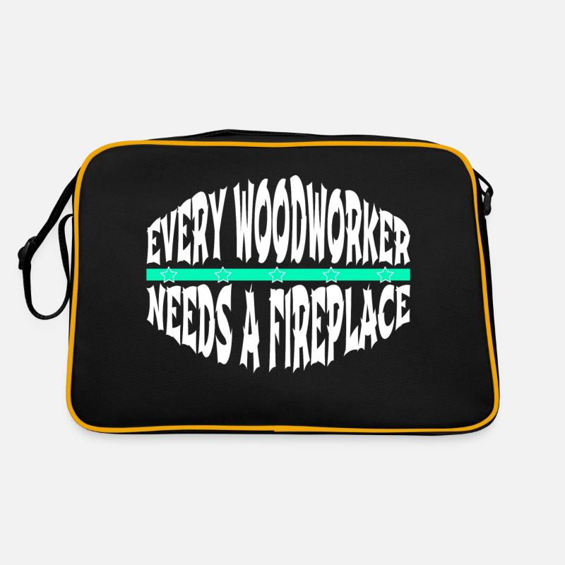 lumber union carpenter gift idea Retro Tasche
