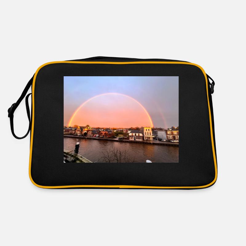 Regenbogen Retro Tasche