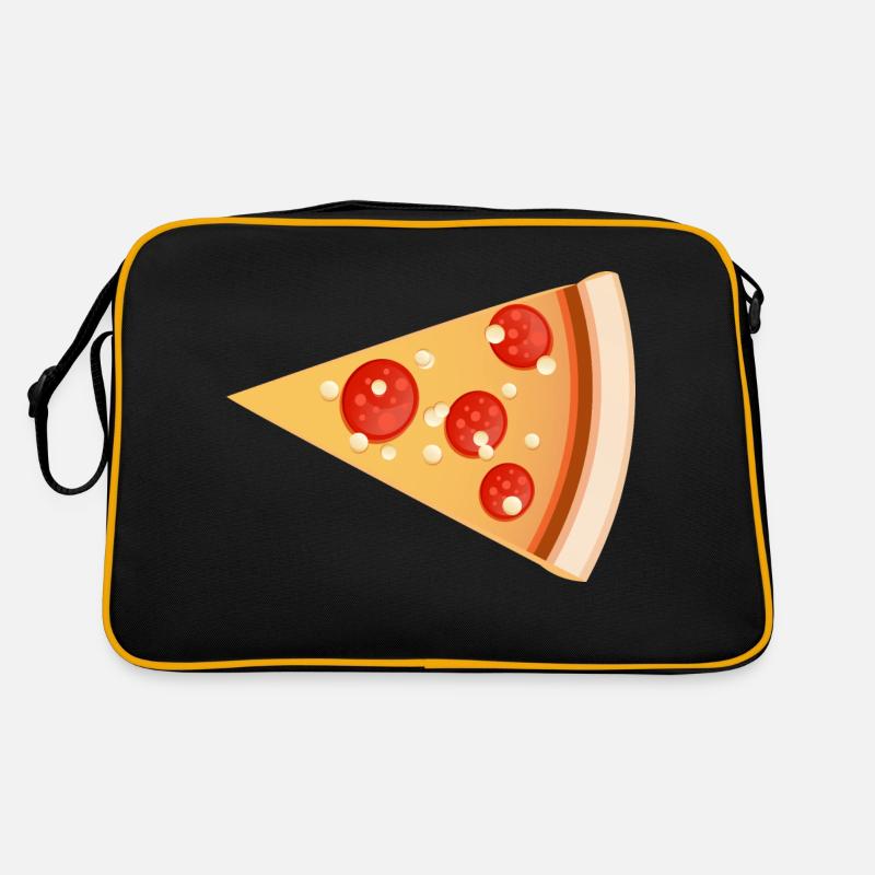 Pizza kid Pizza slice Retro Tasche