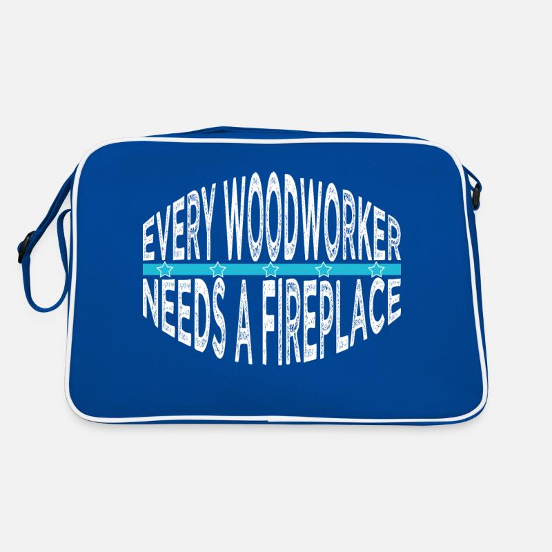 statement construction carpenter Retro Tasche