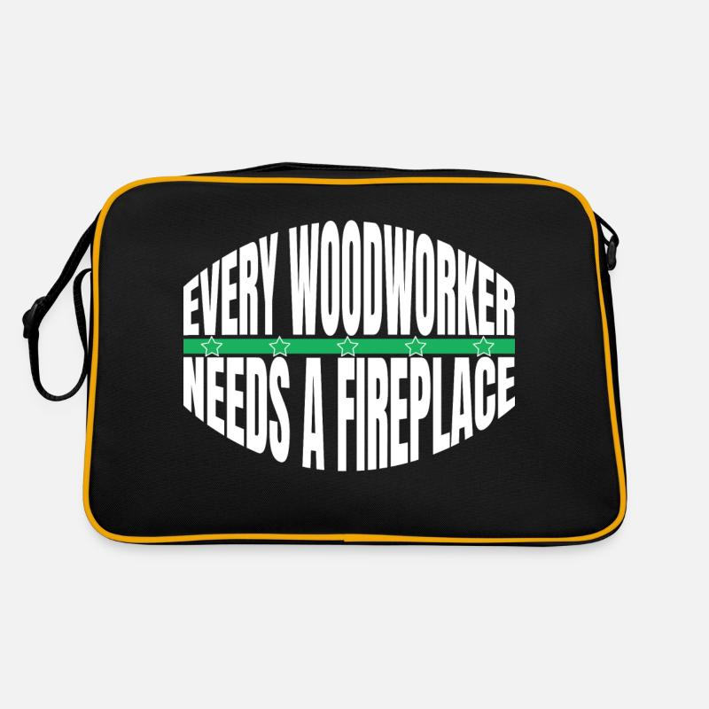 cool funny craftsmen design hobbyists forester Retro Tasche