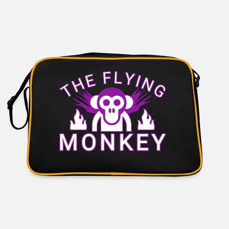Der fliegende Affe Retro Tasche