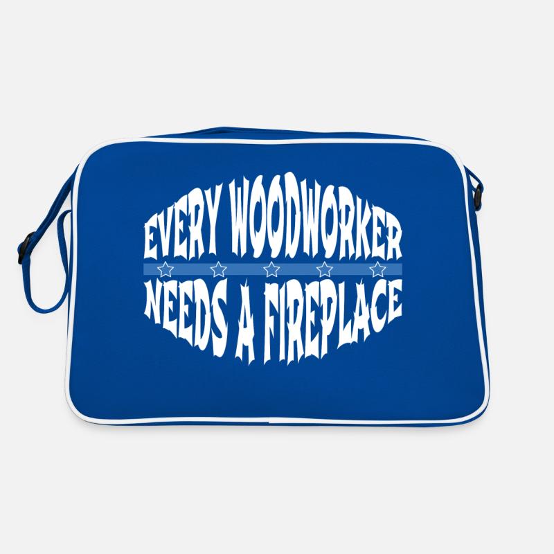 chainsaw carpenter apprentice Retro Bag