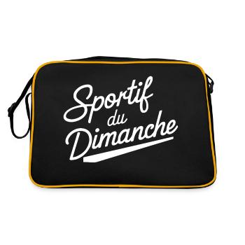 Sportif du dimanche - Sac Retro - noir/or - Dos
