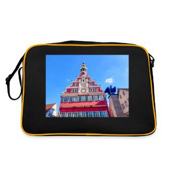 Old city hall (Altes Rathaus) Esslingen am Neckar - Retro Bag - black/gold - Back