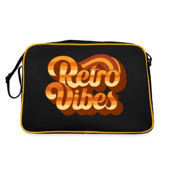 Retro Vibes - Retro Bag - black/gold - Back