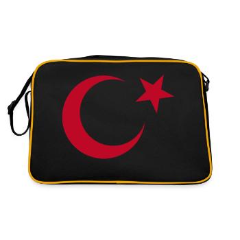 Türkiye Turkey on Outfits Show Your Roots - Retro Bag - black/gold - Back