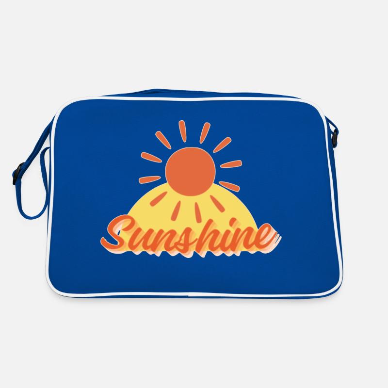 Die Sonne scheint Retro Tasche