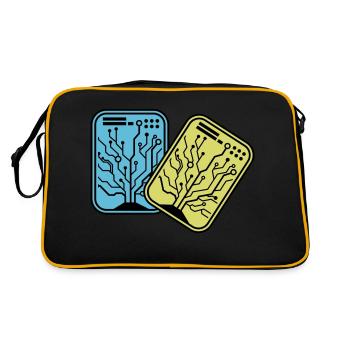Micro Chip - Retro Bag - black/gold - Back