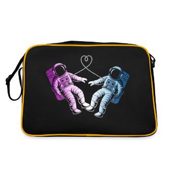 2 Astronauts in Love - Retro Bag - black/gold - Back