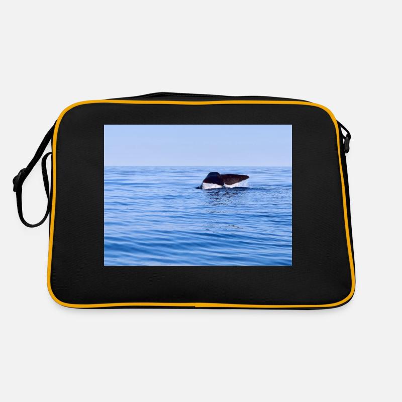 Wal - Retro Tasche - Schwarz/Gold