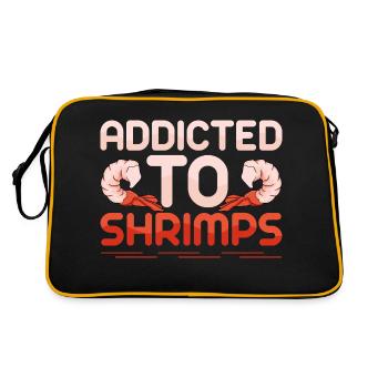Accro aux crevettes Shrimp Lover Seafood - Sac Retro - noir/or - Dos