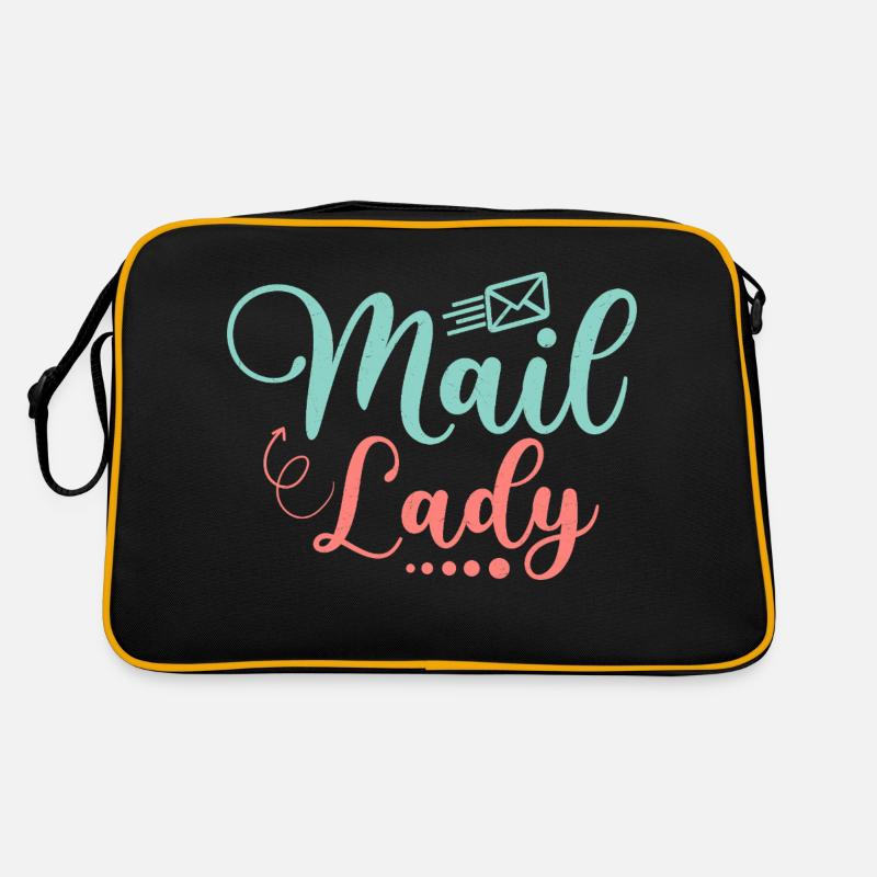 Mail Lady Mailman Postal Worker Retro Tasche