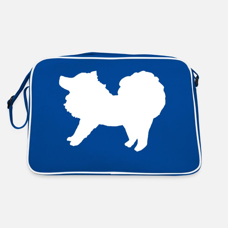 Spitz weiß Retro Tasche