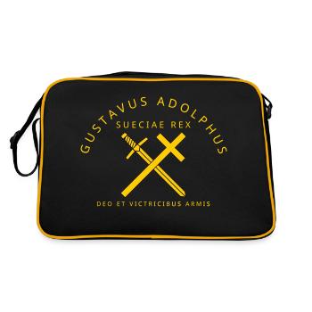 Gustave-Adolphe - Sac Retro - noir/or - Dos