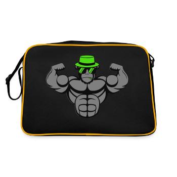 Gorille fort - Sac Retro - noir/or - Dos