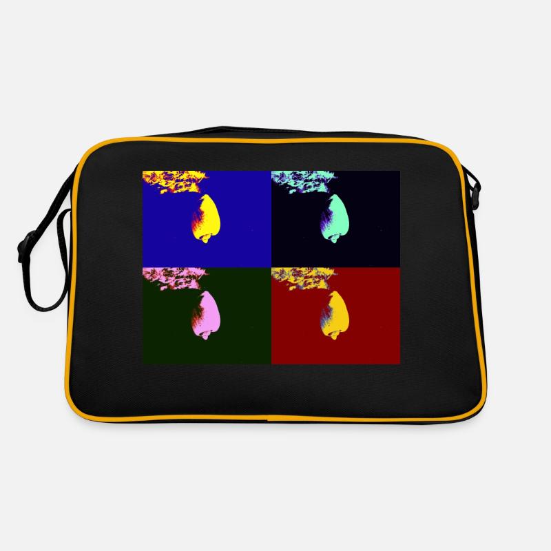 Fallende Schale Retro Tasche