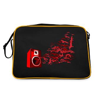 Speaker Birds DJ - Retro Bag - black/gold - Back