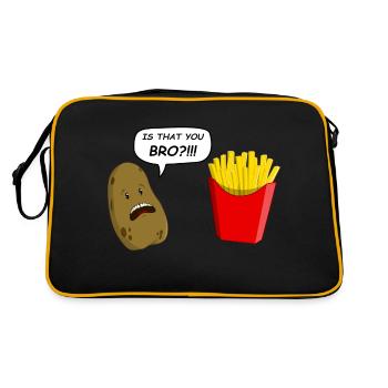 potato - Sac Retro - noir/or - Dos