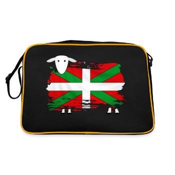 euskal herria - pays basque 51 - Sac Retro - noir/or - Dos
